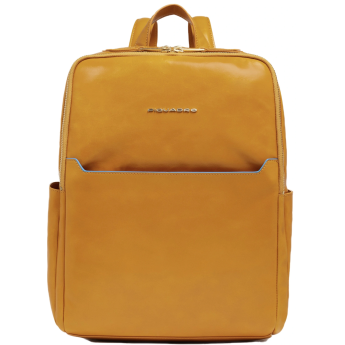 Рюкзак женский PIQUADRO BLUE SQUARE CA6678B2/G горчичный кожа